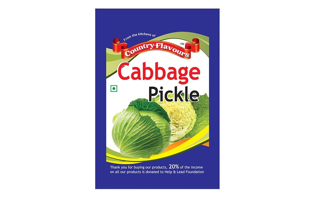 Country Flavours Cabbage Pickle    Pack  250 grams